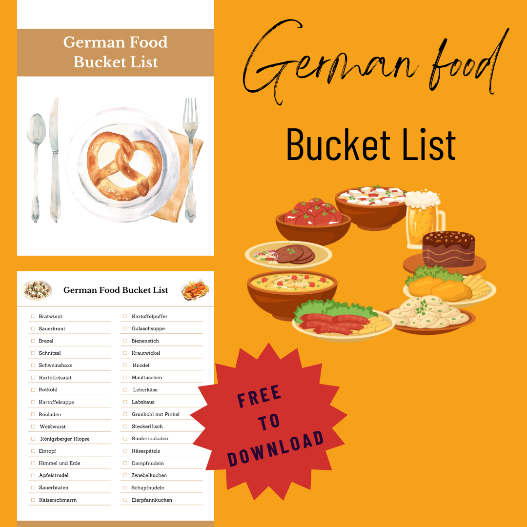 German Food Bucket List