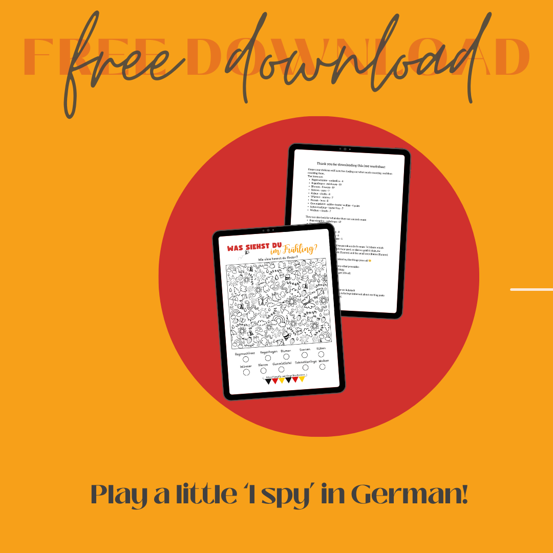 Was siehst du im Frühling? I spy ...