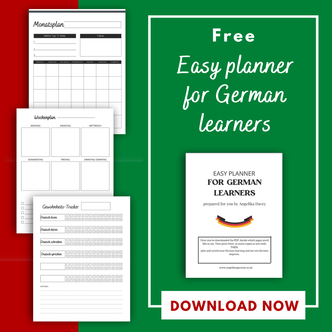 Easy planner for German learners