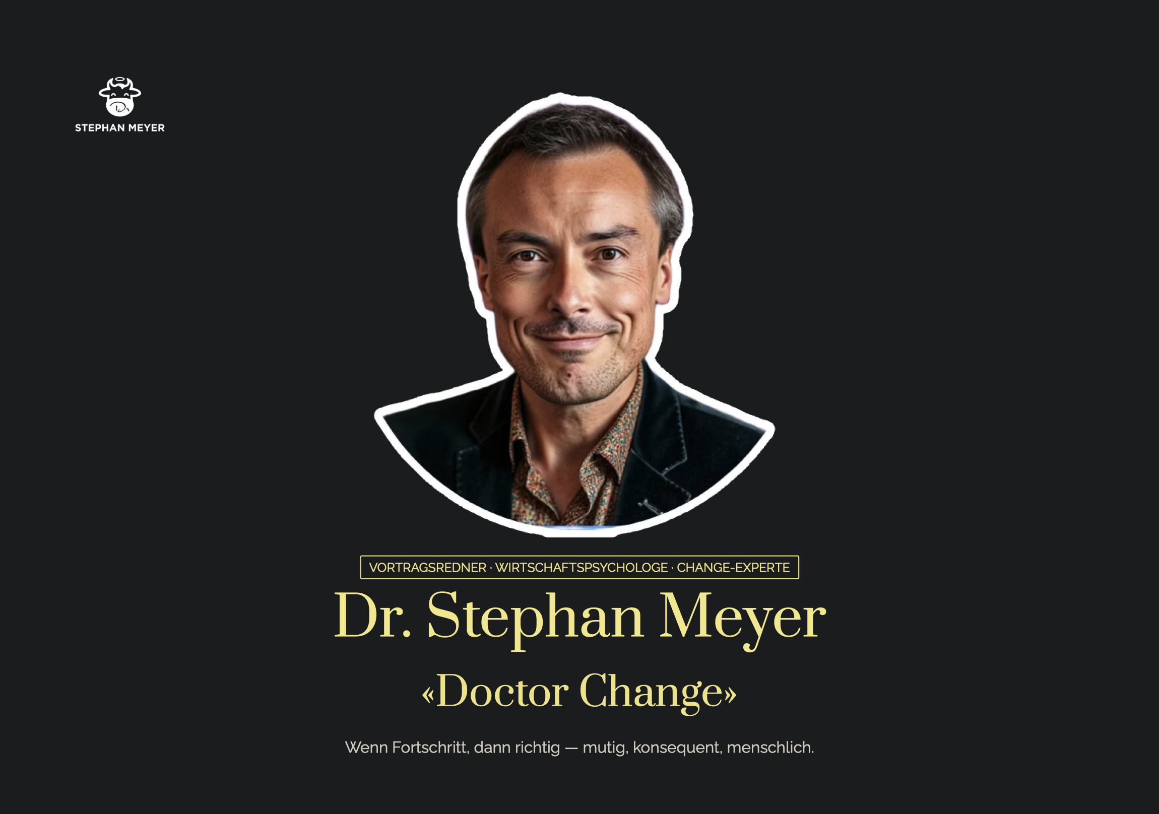 Rednerbroschüre Dr. Stephan Meyer