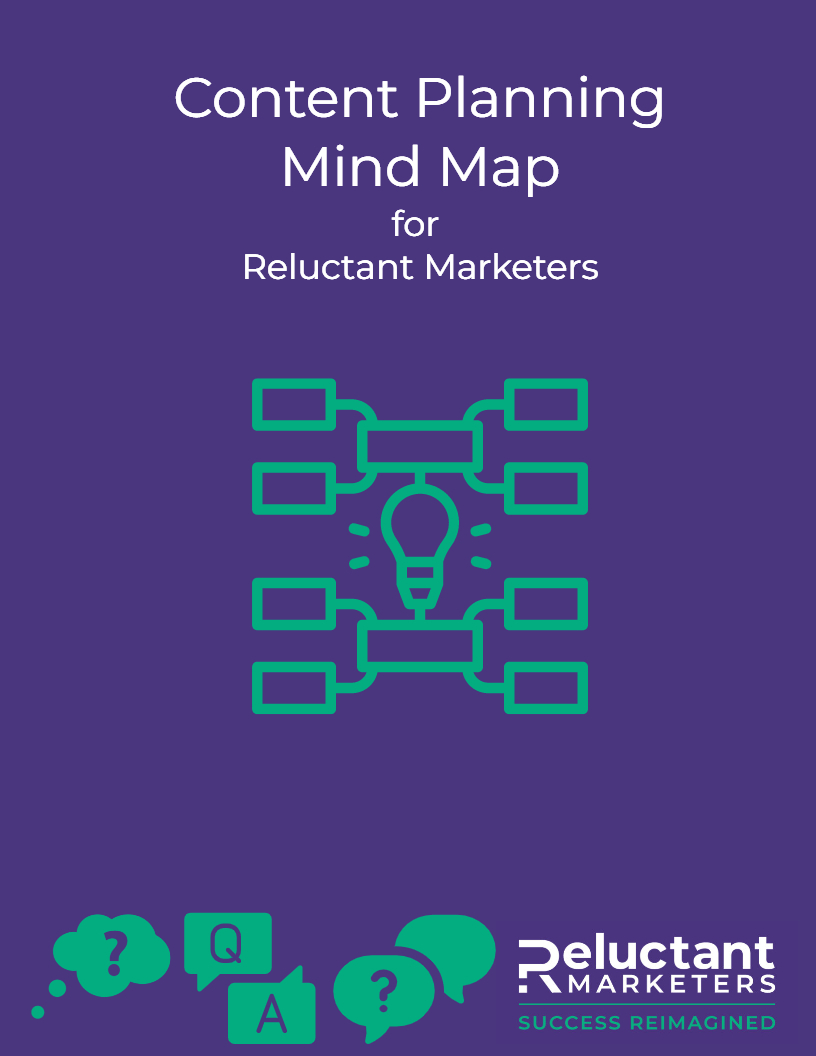 Content Planning Mind Map for Reluctant Marketers