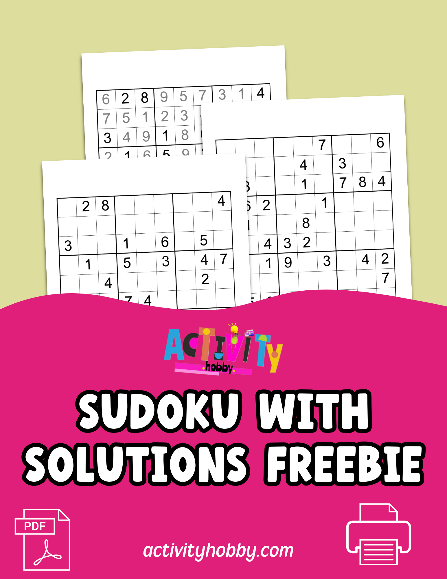 Sudoku W/Solutions Pack