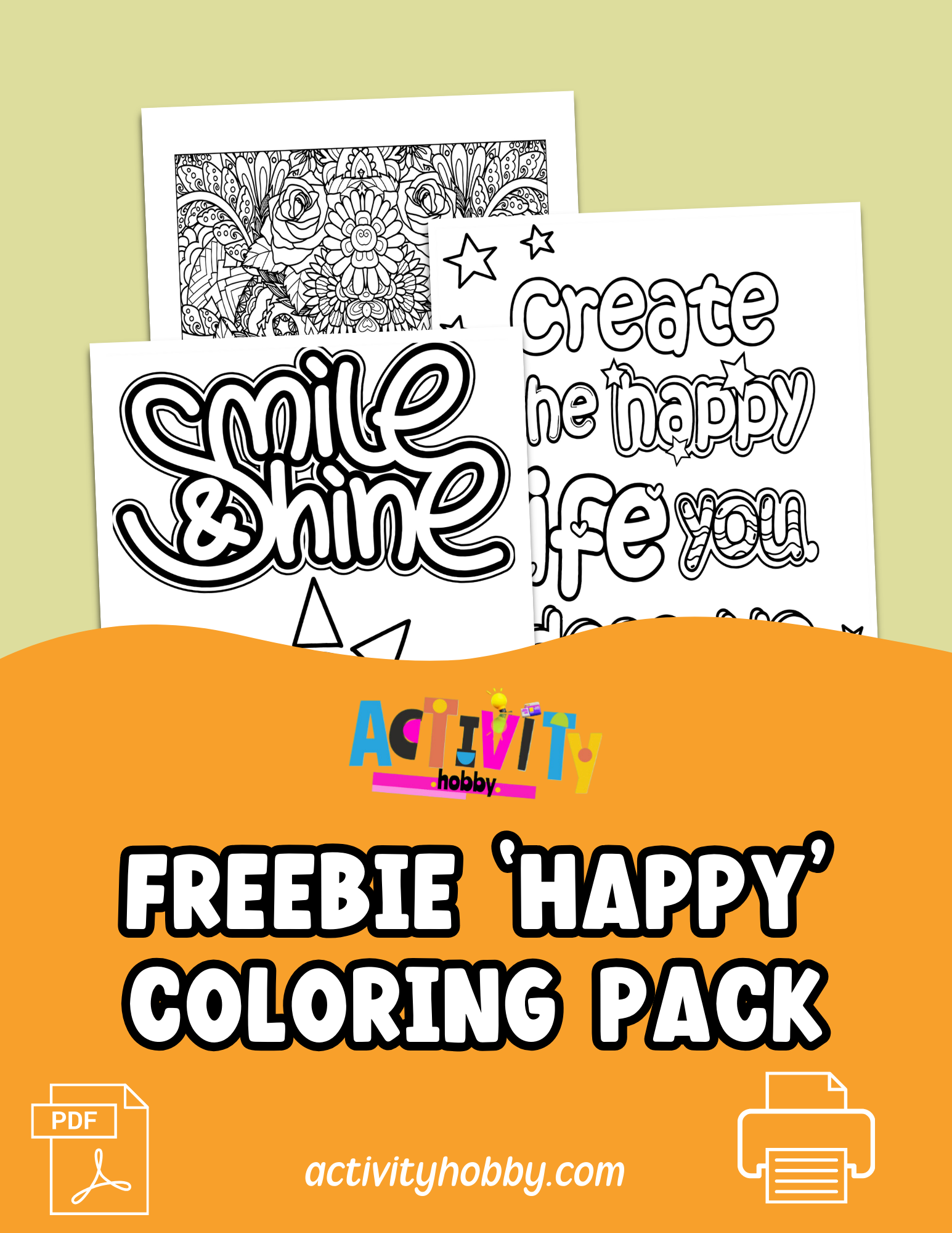 Happy Coloring Pages
