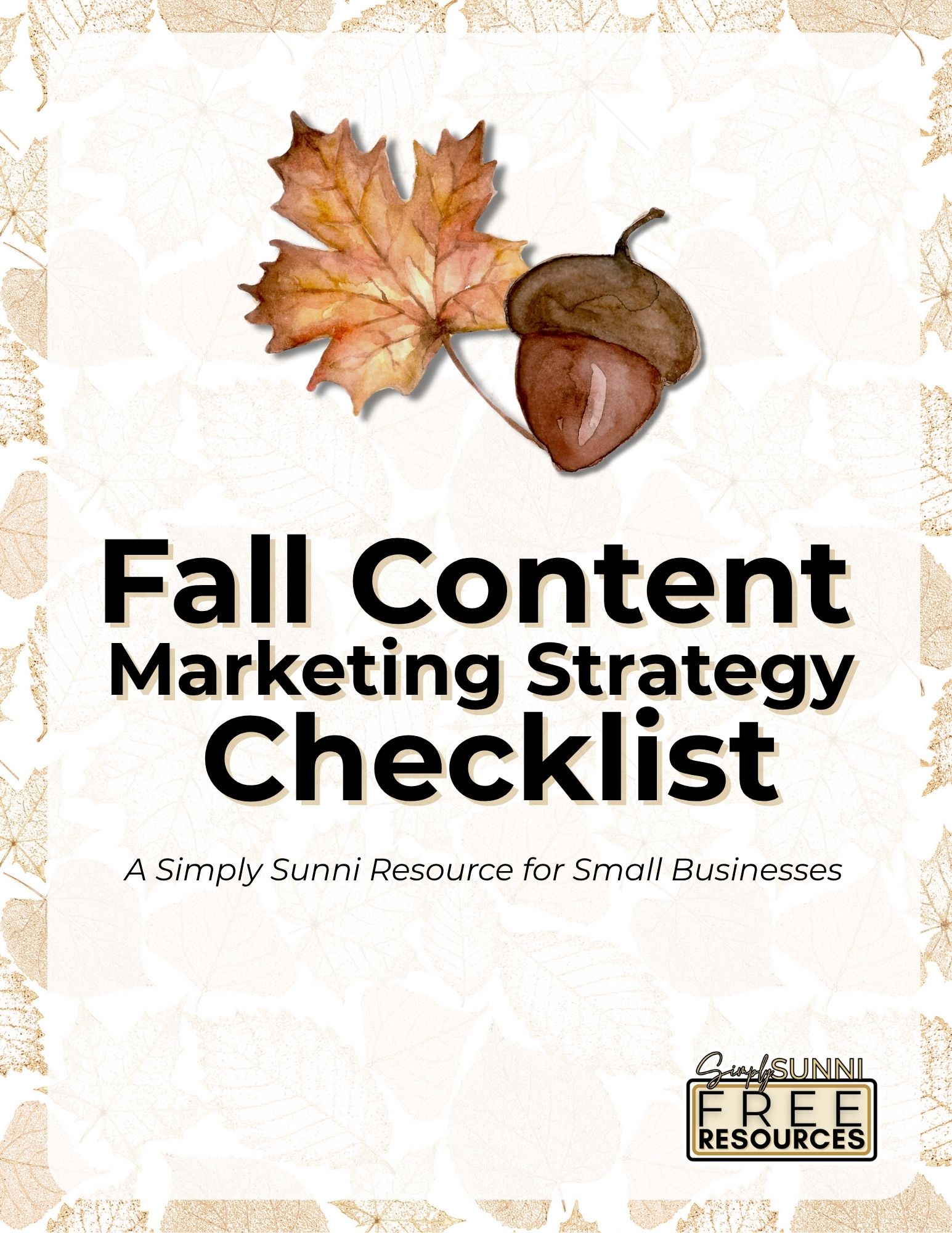 Fall Content Marketing Free PDF