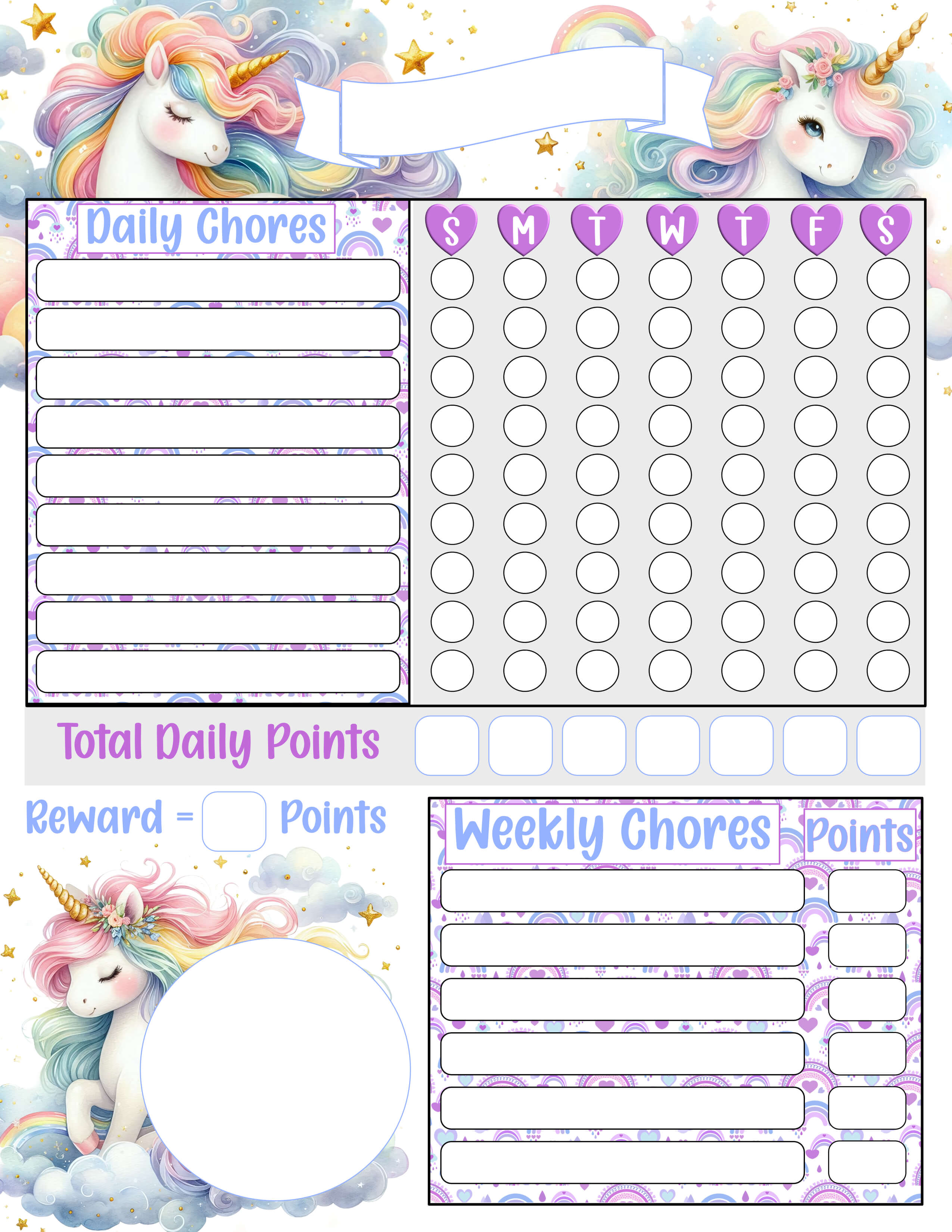 GIRLS CHORE CHART.zip