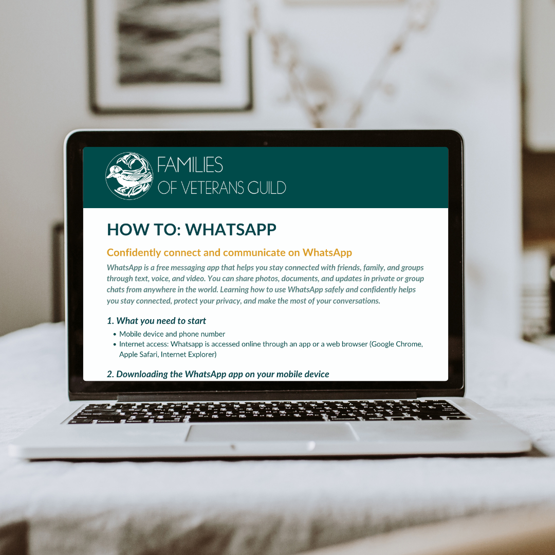 Digital literacy - how to use WhatsApp