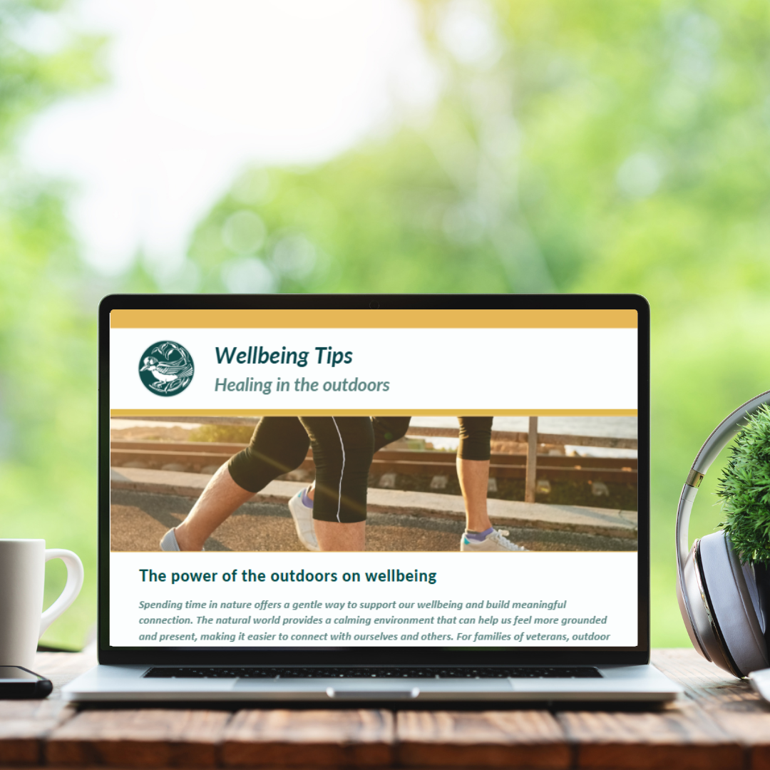 Wellbeing tips - healing in the outdoors