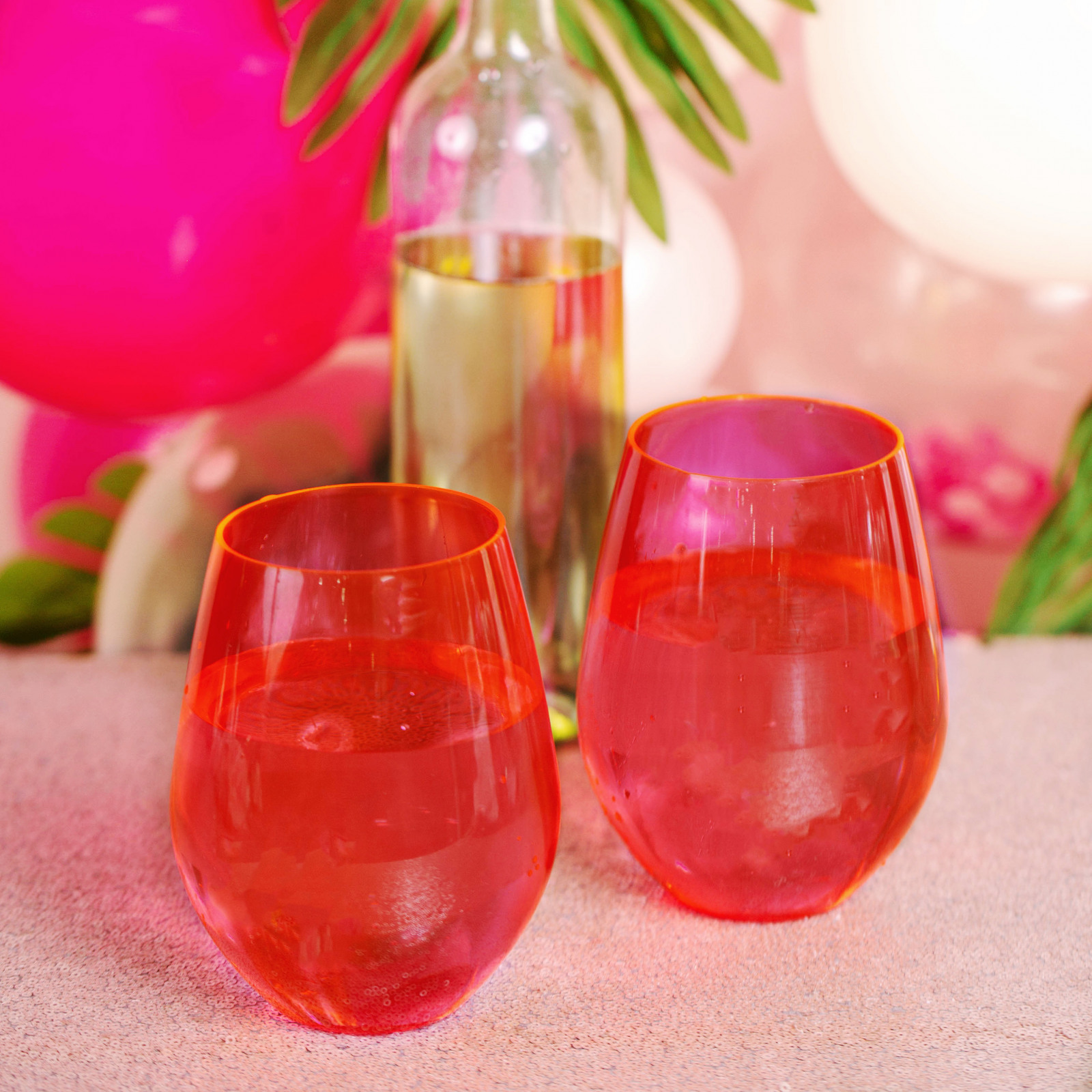 Jumbo Acrylic Stemless Wine Glass