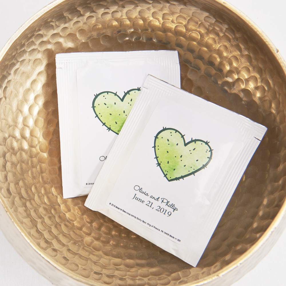 Personalized Wedding Tea Bag Favors Beaucoup