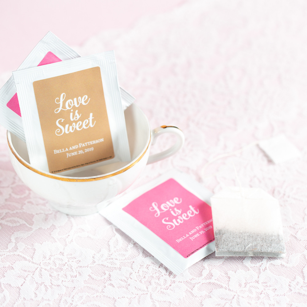 Personalised tea bags Clearance