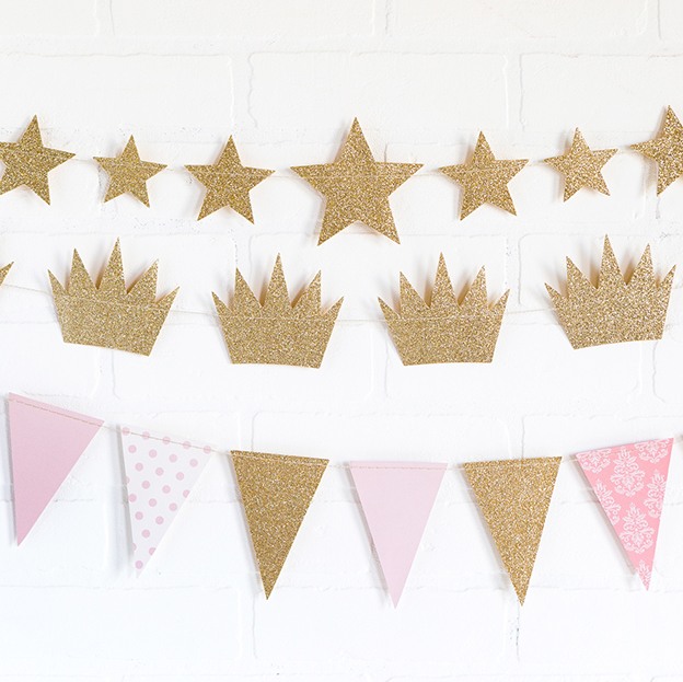 Banners & Signs 00708 crown garland Face crown Crown banner Face Photo Banner Digital file Face