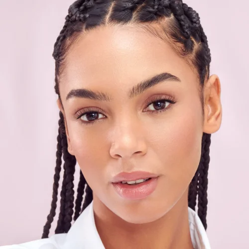 high bun_lashes | BEAUTIFY.TIPS lip + lash