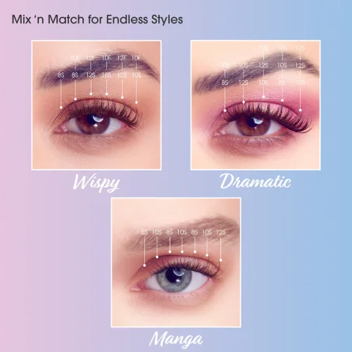 mix and max studio looks2 | BEAUTIFY.TIPS falscara studio