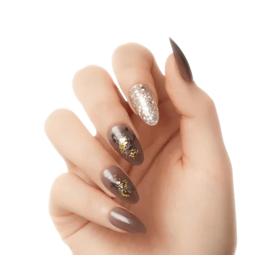 floral jelly | BEAUTIFY.TIPS dark romance nails