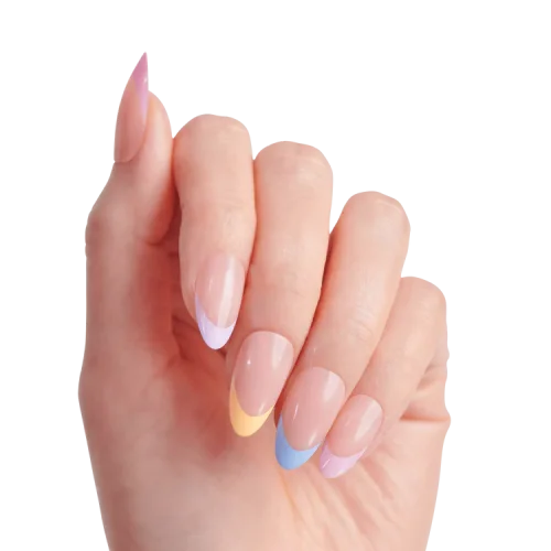 Colorful French Tips