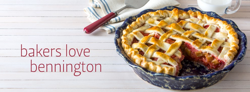 Bennington Potters Centerpiece Pie Pan Handmade in Bennington Vermont