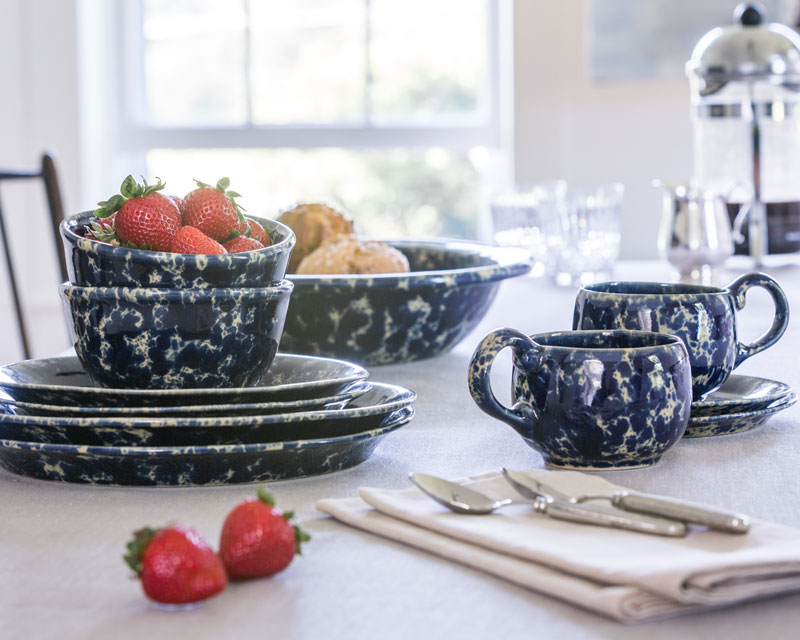 Rimmed Serving Bowl Stoneware Serving Bennington Potters