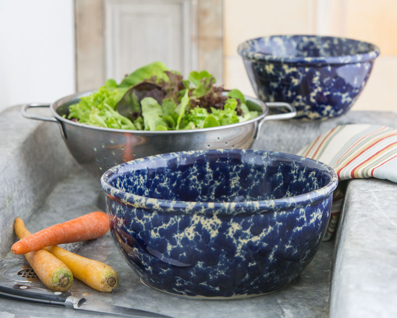 One Quart bowl Stoneware Dishes Bennington Potters