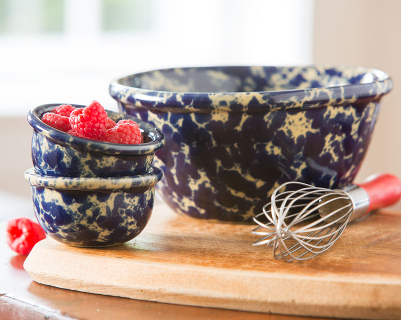 One Quart bowl Stoneware Dishes Bennington Potters