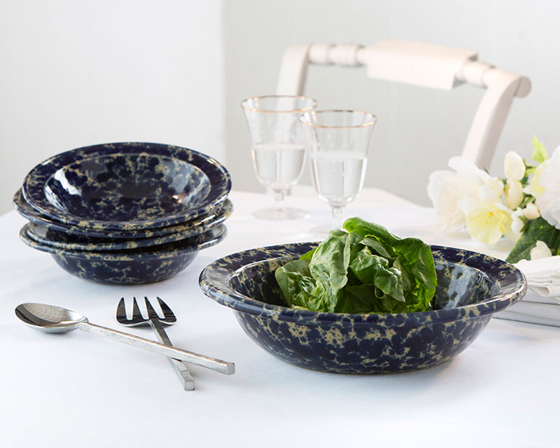 Rimmed Serving Bowl Set Stoneware Serving Bennington Potters