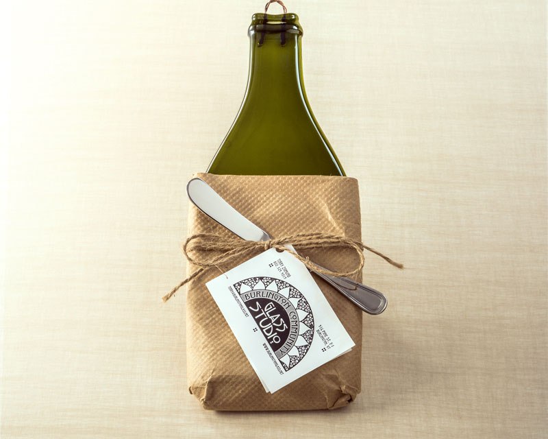Recycled Wine Bottle Tabletop Serving Bennington Potters