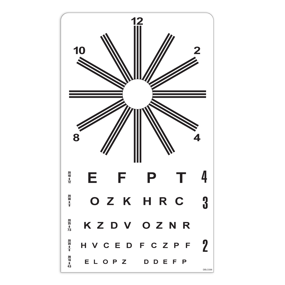 Clock Dial Test For Astigmatism