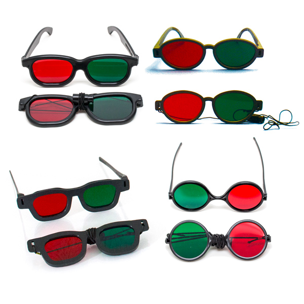 Modern Model Goggles, Glasses R/G/B or Pol. Bernell Corporation