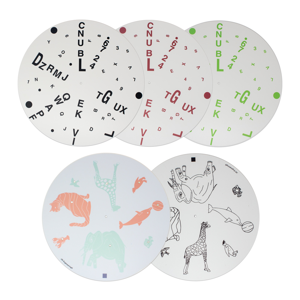 URI and RPM Letter and Figure Discs