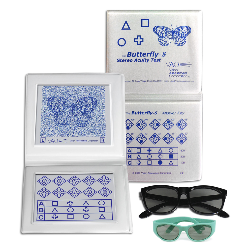 ButterflyS Stereopsis Test with Standard Shapes, Depth Perception
