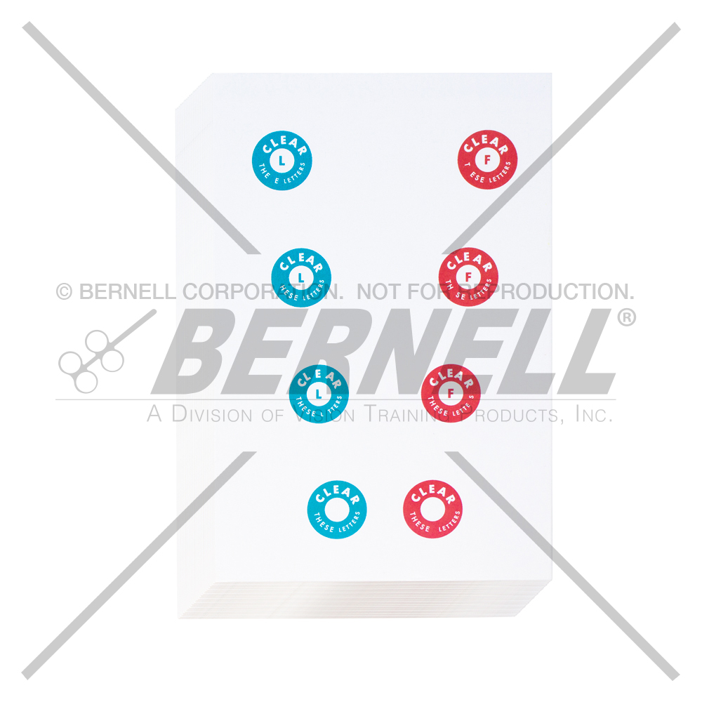 Bernell Life-Saver Cards, Vision Therapy: Bernell Corporation