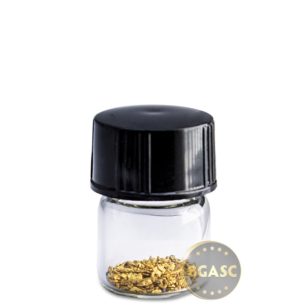 Buy 1 gram of Natural Gold Nuggets 22kt (in Glass Vial) Gold Nuggets