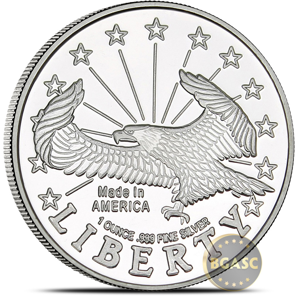Buy 1 oz Silver Rounds SilverTowne Liberty Eagle .999 Fine Silver