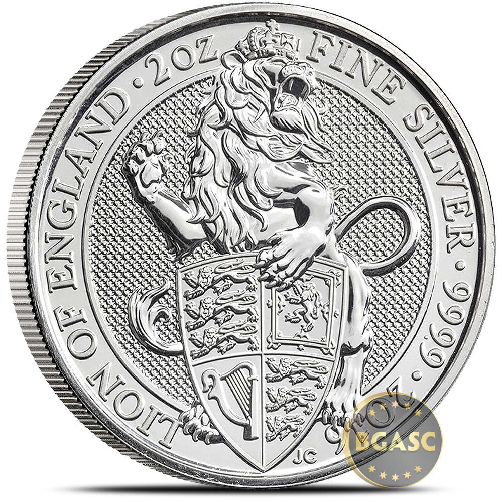 Buy 2016 2 oz Silver British Queen's Beasts Bullion Coin The Lion of