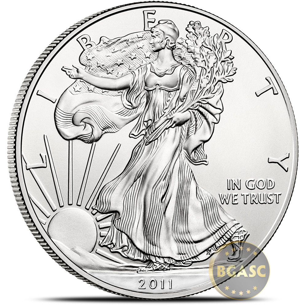 Buy 2011 1 oz American Silver Eagle Bullion Coin .999 Fine Brilliant