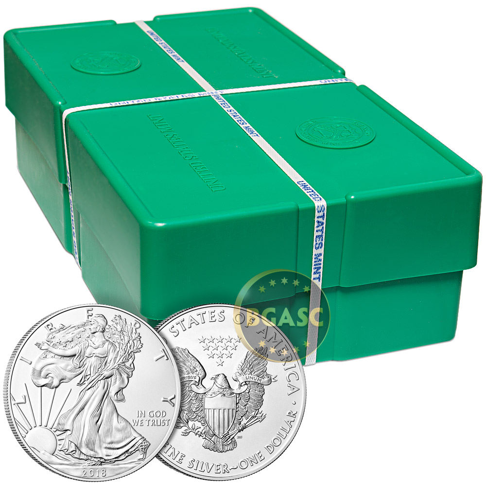 Buy 2018 1 oz American Silver Eagle Bullion Coin .999 Fine Brilliant