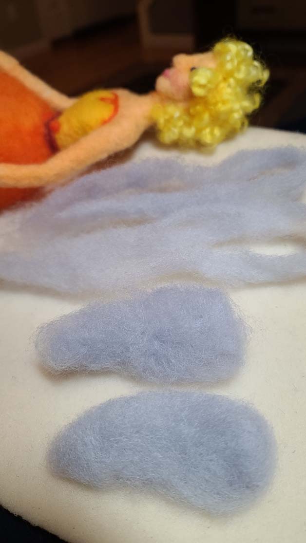 Needle Felting Lesson - Forming Wings Needle Felting Lesson - Forming Wings