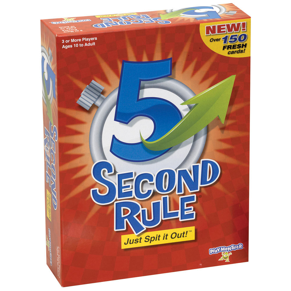 Buy 5 Second Rule Fun filled, test your wits board game!