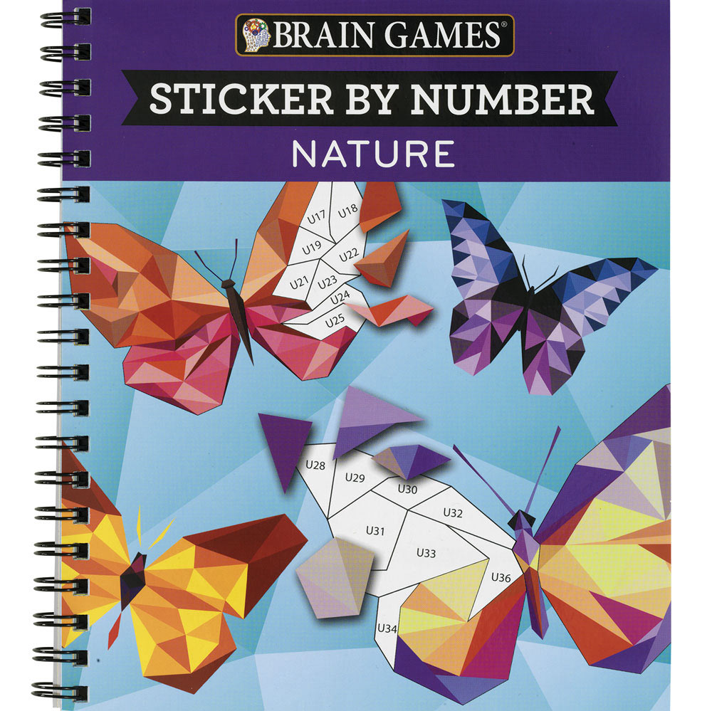 Nature Sticker By Number Book Bits and Pieces