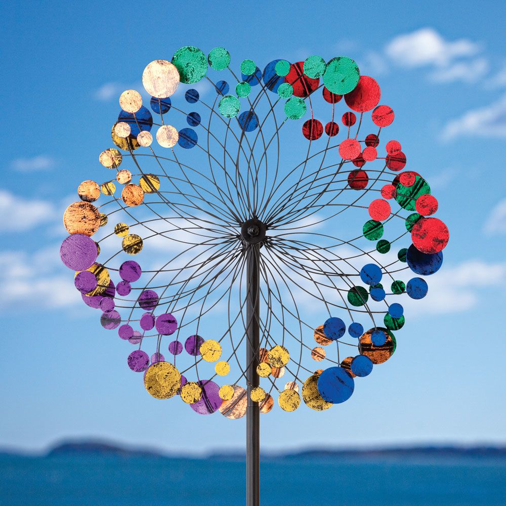 Buy Colorful Kaleidoscope Wind Spinner at Bits and Pieces