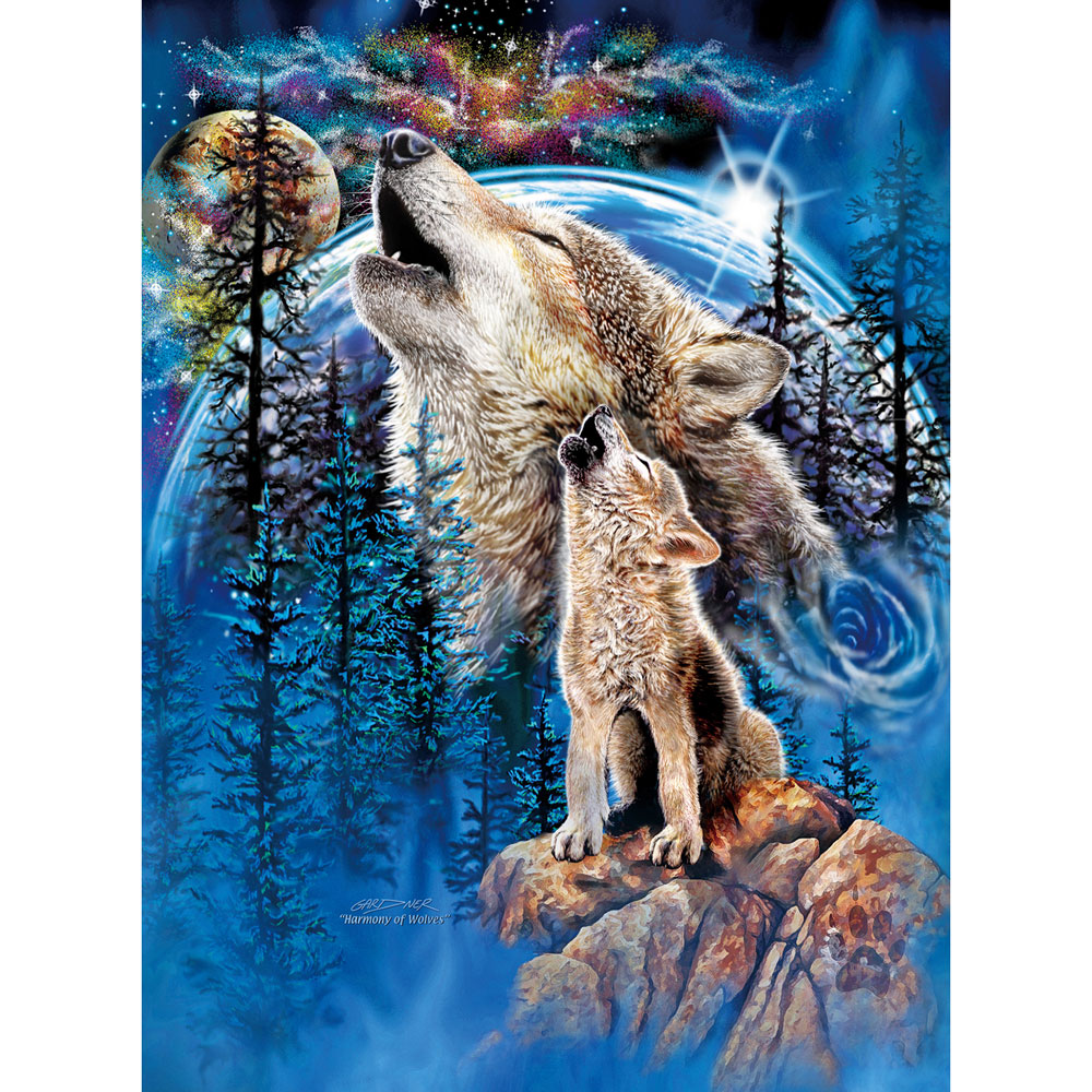 Buy Wolves Harmony 500 Piece Jigsaw Puzzle Bits and Pieces