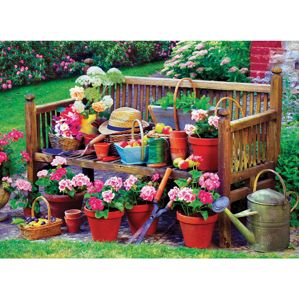 Buy Garden Bench 1000 Piece Jigsaw Puzzle Bits and Pieces