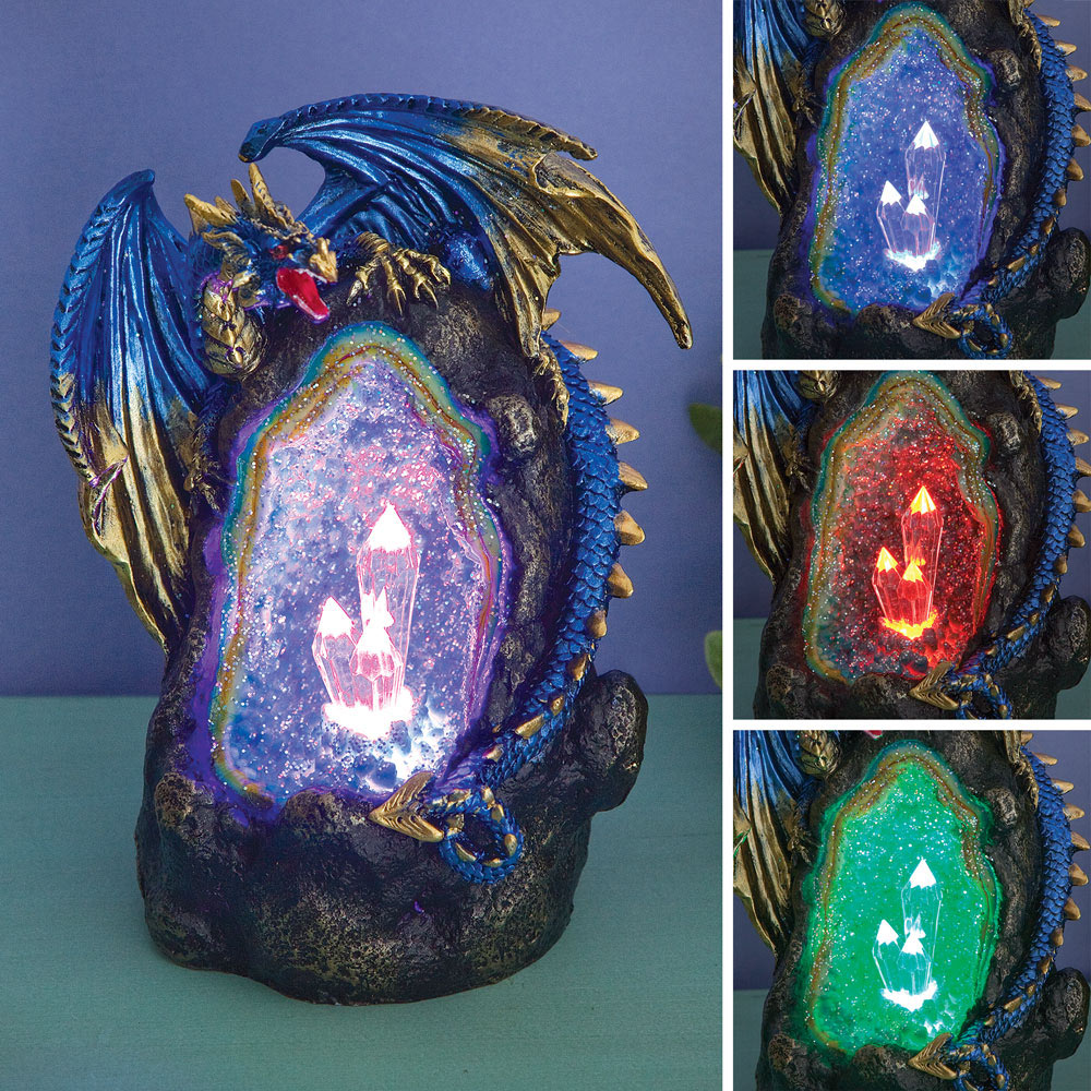 Mystical Dragon LED Crystal Sculpture Bits and Pieces