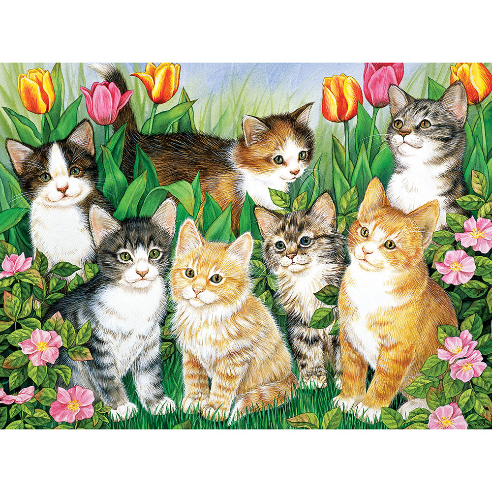 Kitty Companions 1000 Piece Jigsaw Puzzle Bits and Pieces