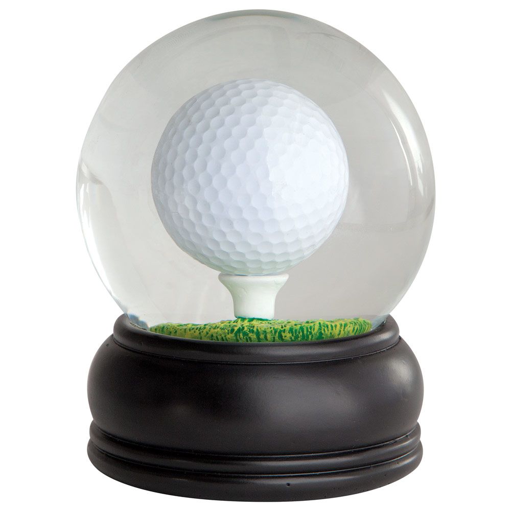 Golf Ball Water Globe Brainteaser Bits and Pieces