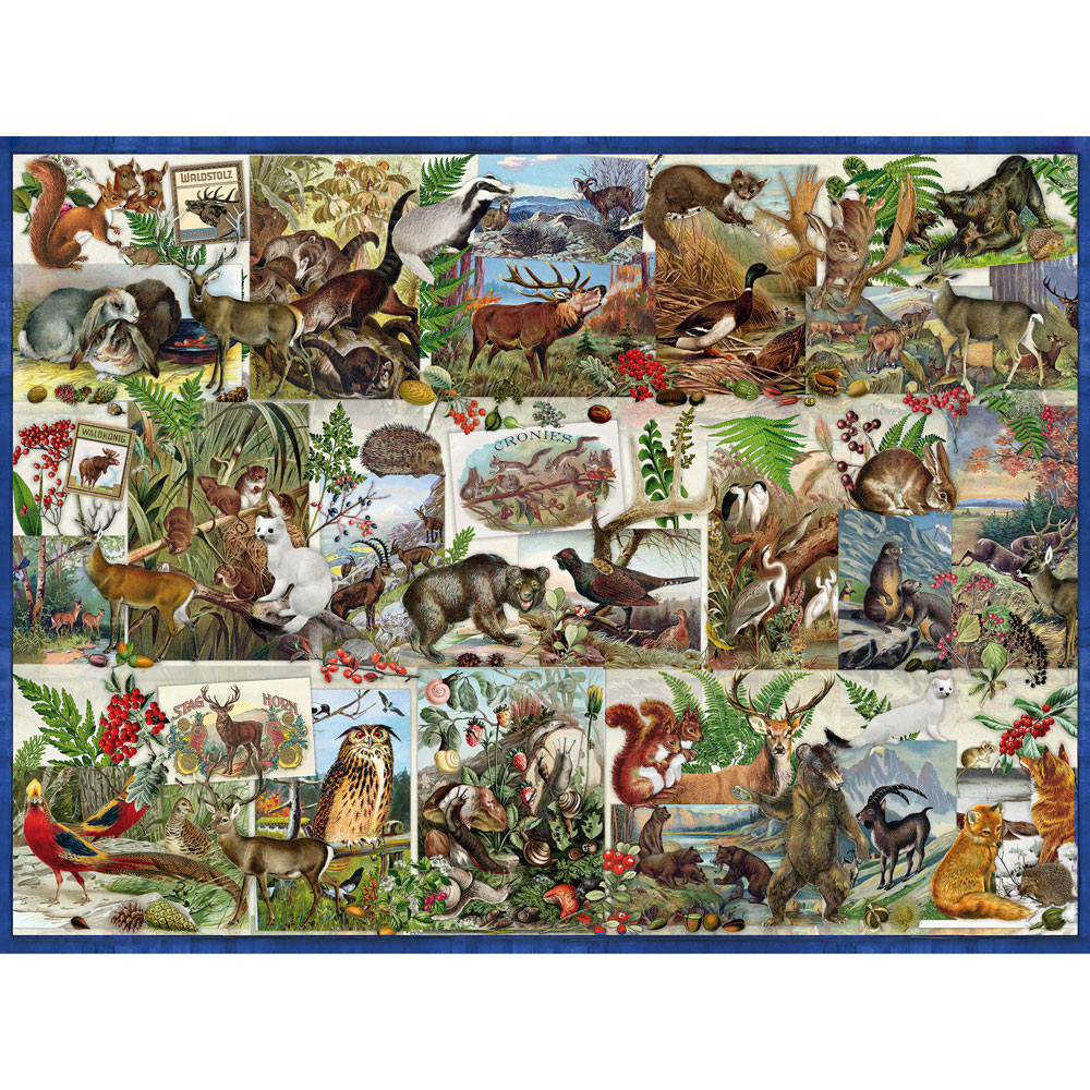 Ceaco Lisa Parker Wild Wolves Collage Jigsaw Puzzle - 1000 Piece Nature Art Puzzle, 26.5x19 Inches - View #10