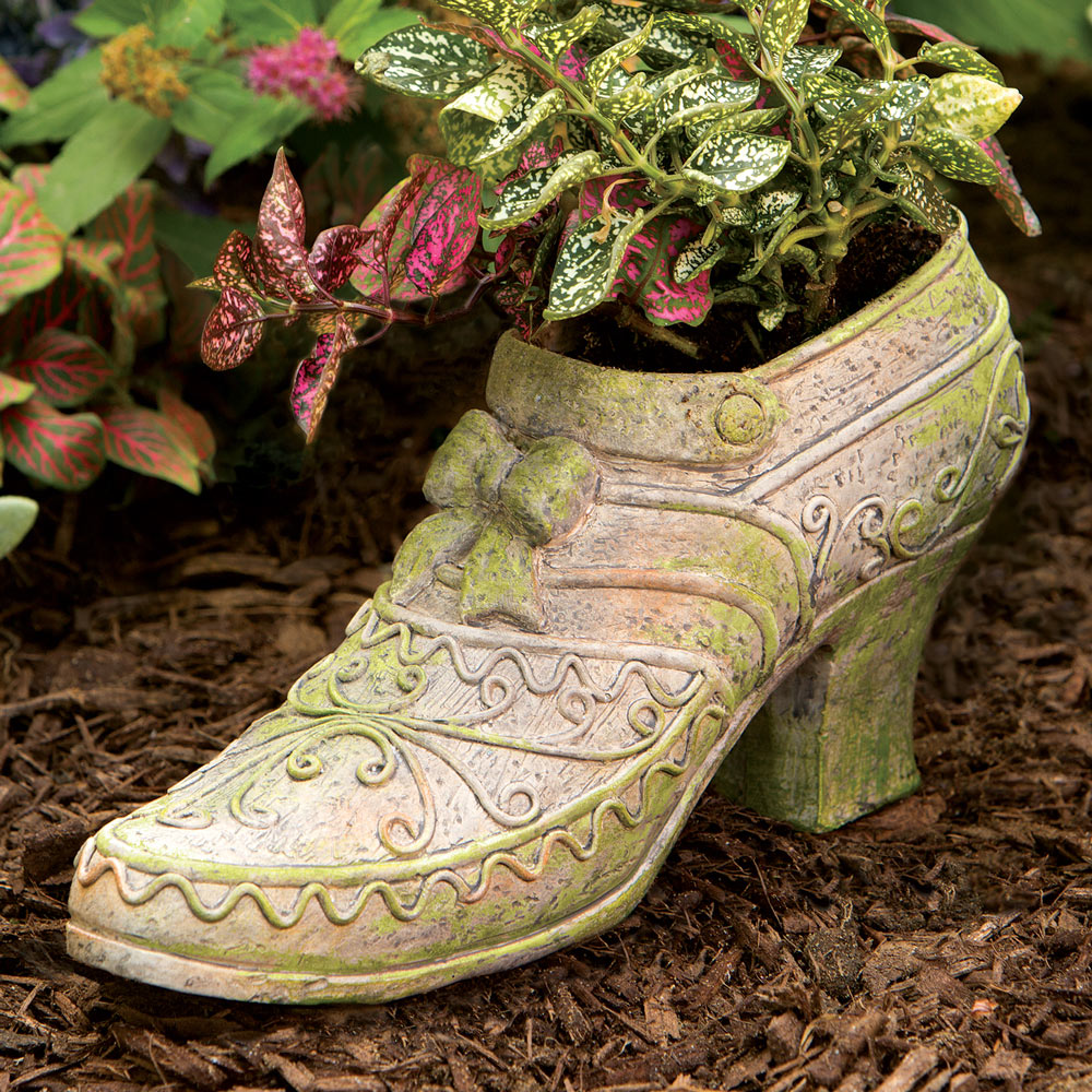 Victorian Shoe Planter Bits and Pieces