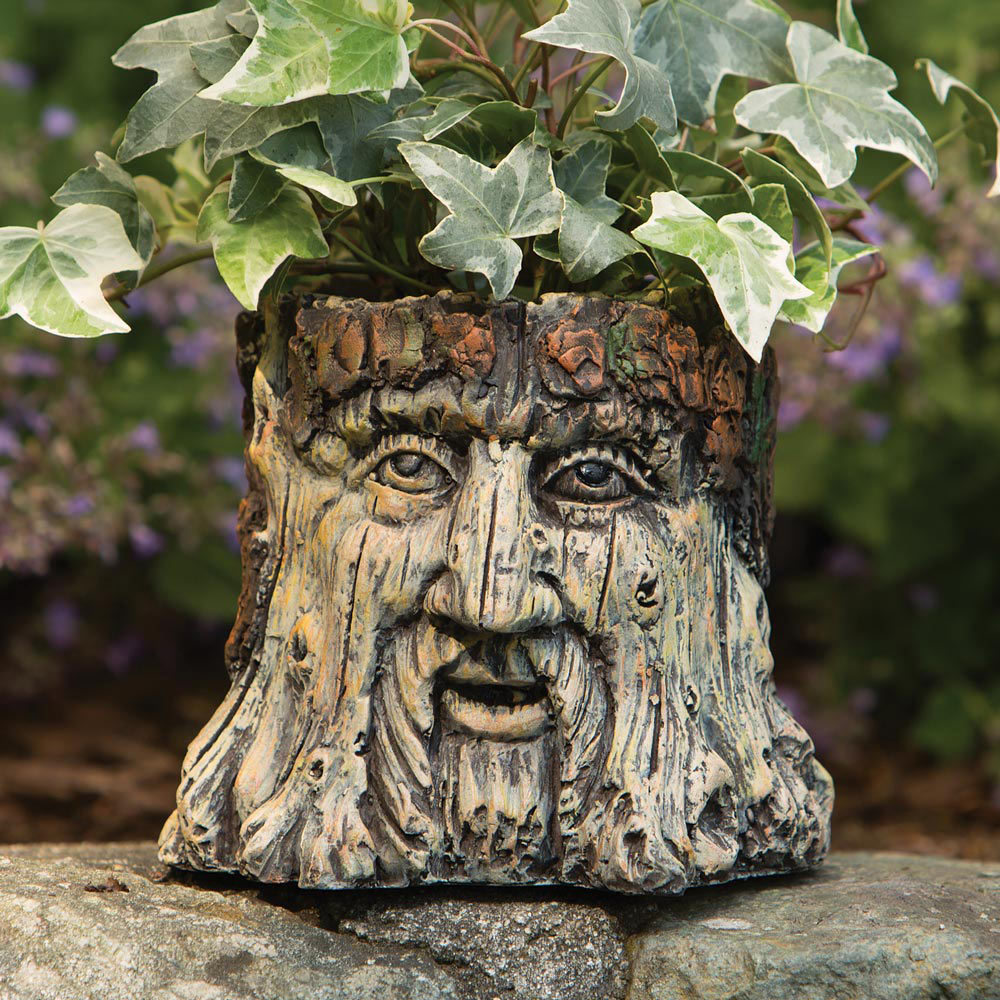 Tree Face Garden Planter Statue Bits and Pieces