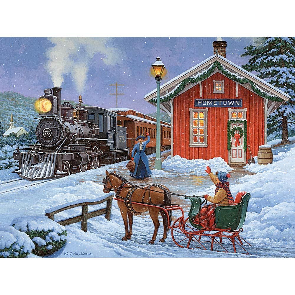 Buy Home For The Holidays 1000 Piece Glow In The Dark Jigsaw