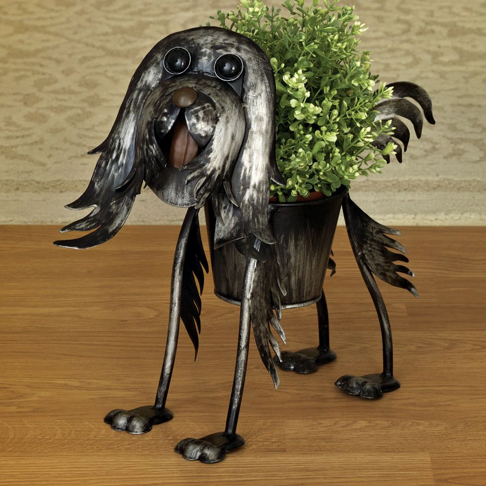 Yorkie Fun Dog Planters Bits and Pieces
