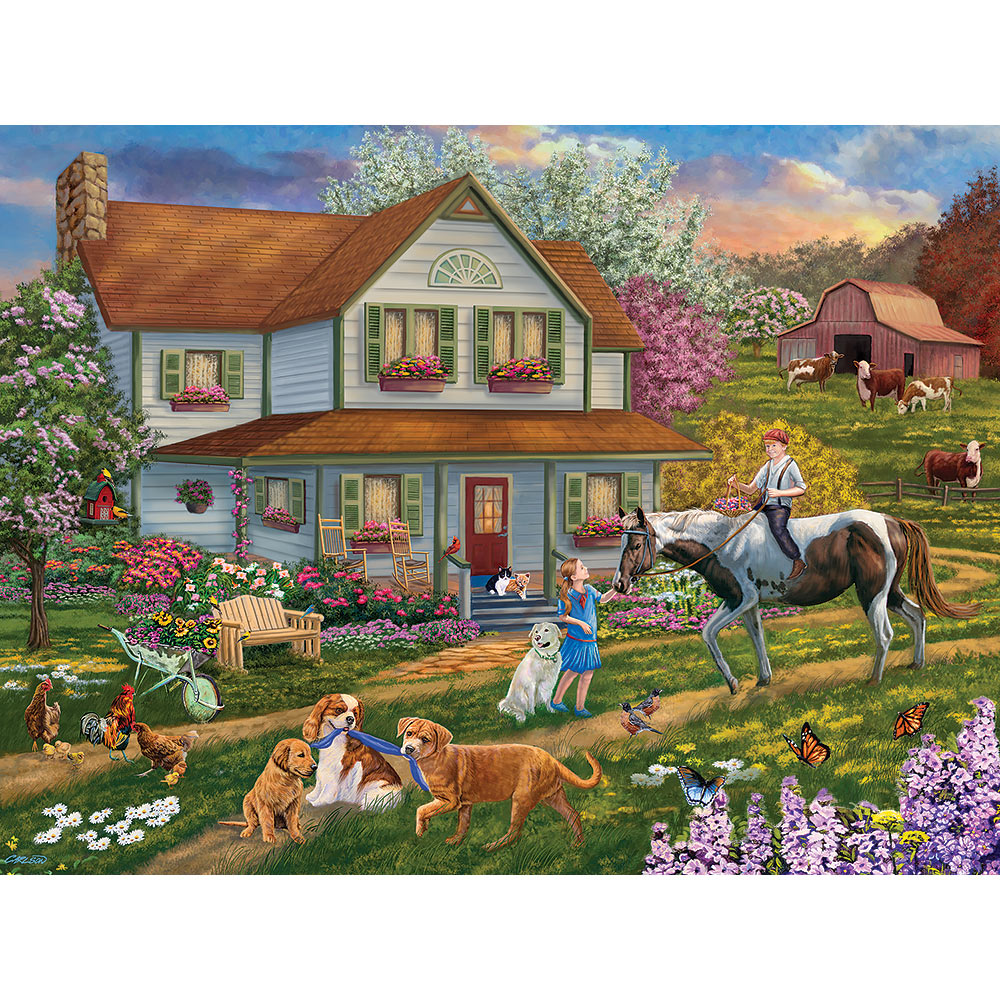 New Friends 1000 Piece Jigsaw Puzzle Bits and Pieces